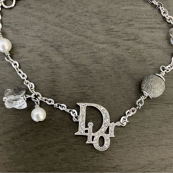 Dior Silver Charm Bracelet with dust bag pouch - Picture 1 of 11